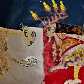 Peinture, Le Mendiant et le roi, Paskal Hotman
