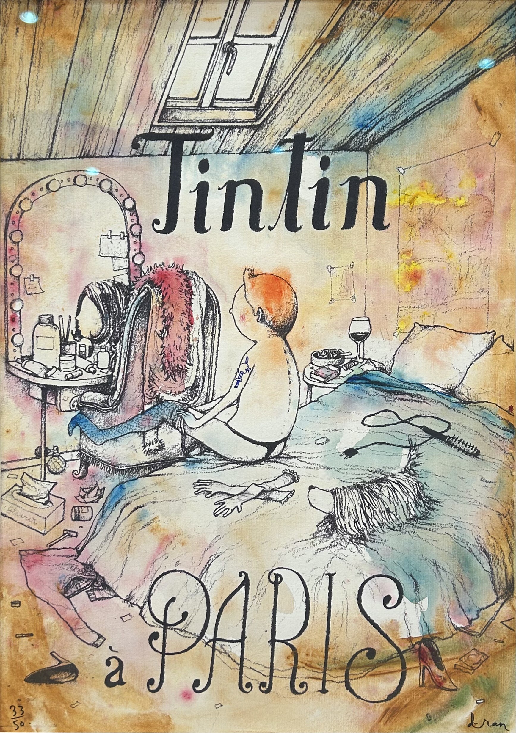 Dran, Tintin à Paris Dran, Tintin à Paris