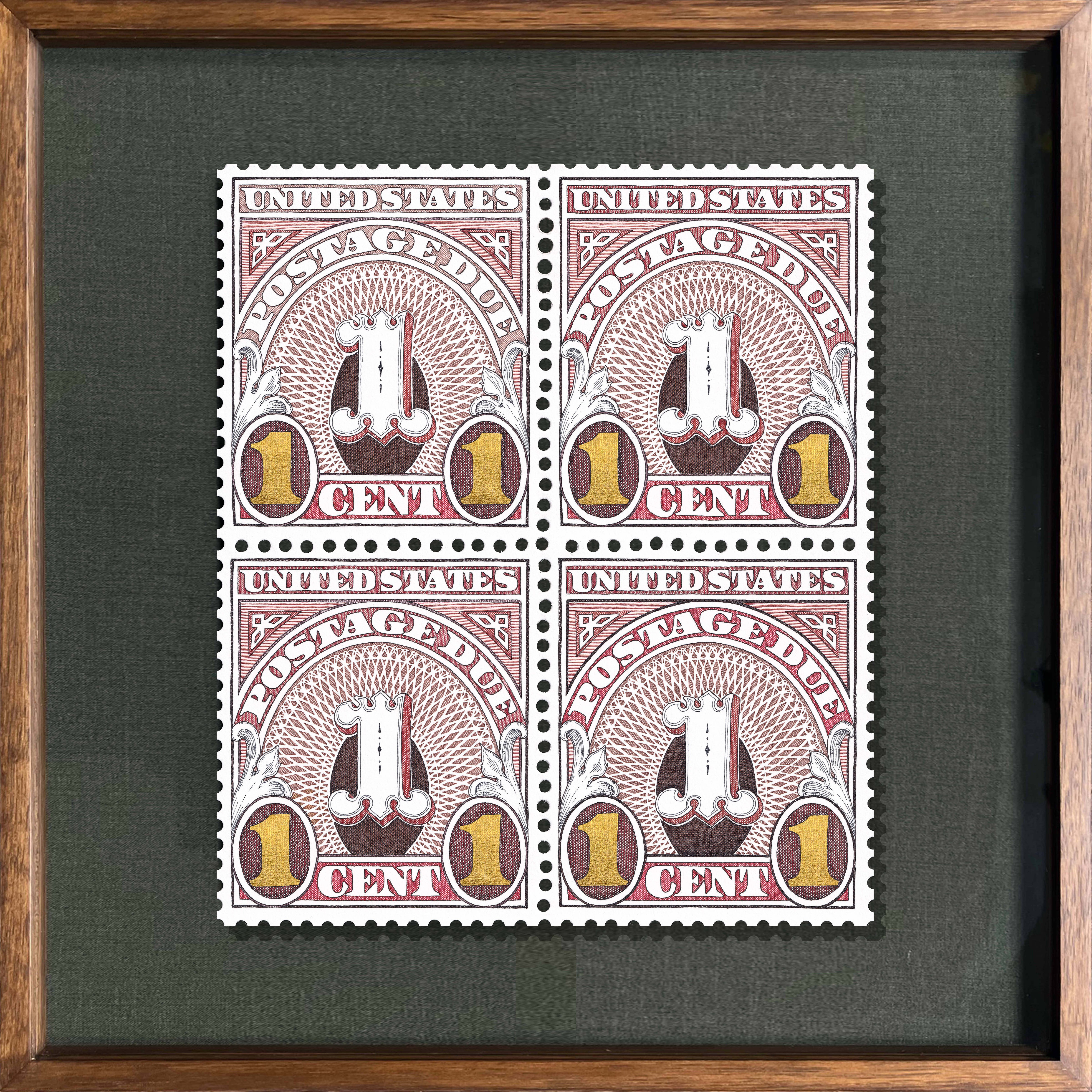Rodrigo Spinel, 1M 1 Cent postage due Rodrigo Spinel, 1M 1 Cent postage due