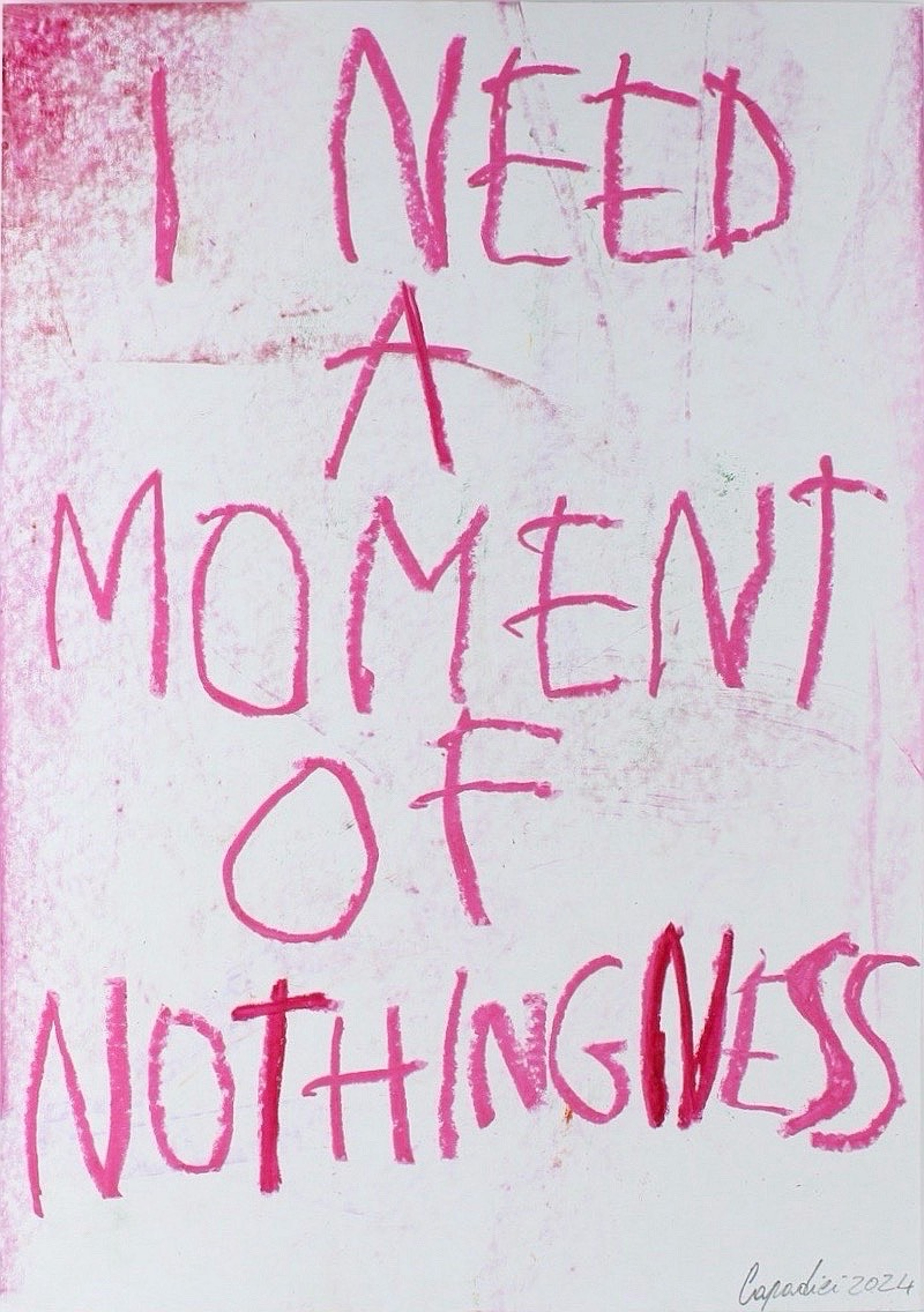 Alessandro Capodici, Nothingness Alessandro Capodici, Nothingness