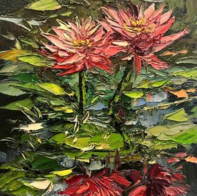Gemälde, Two Red Flowers, Eric Alfaro
