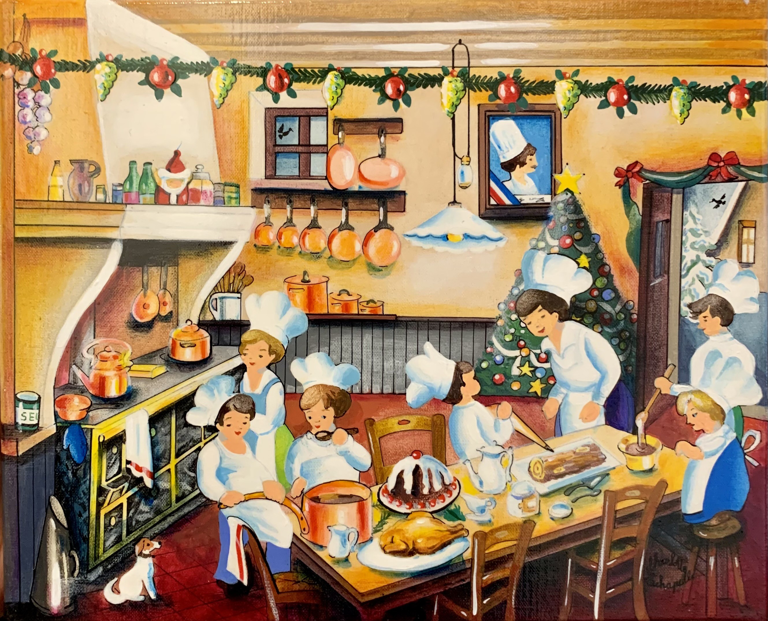 Charlotte Lachapelle, Le repas de Noël Charlotte Lachapelle, Le repas de Noël