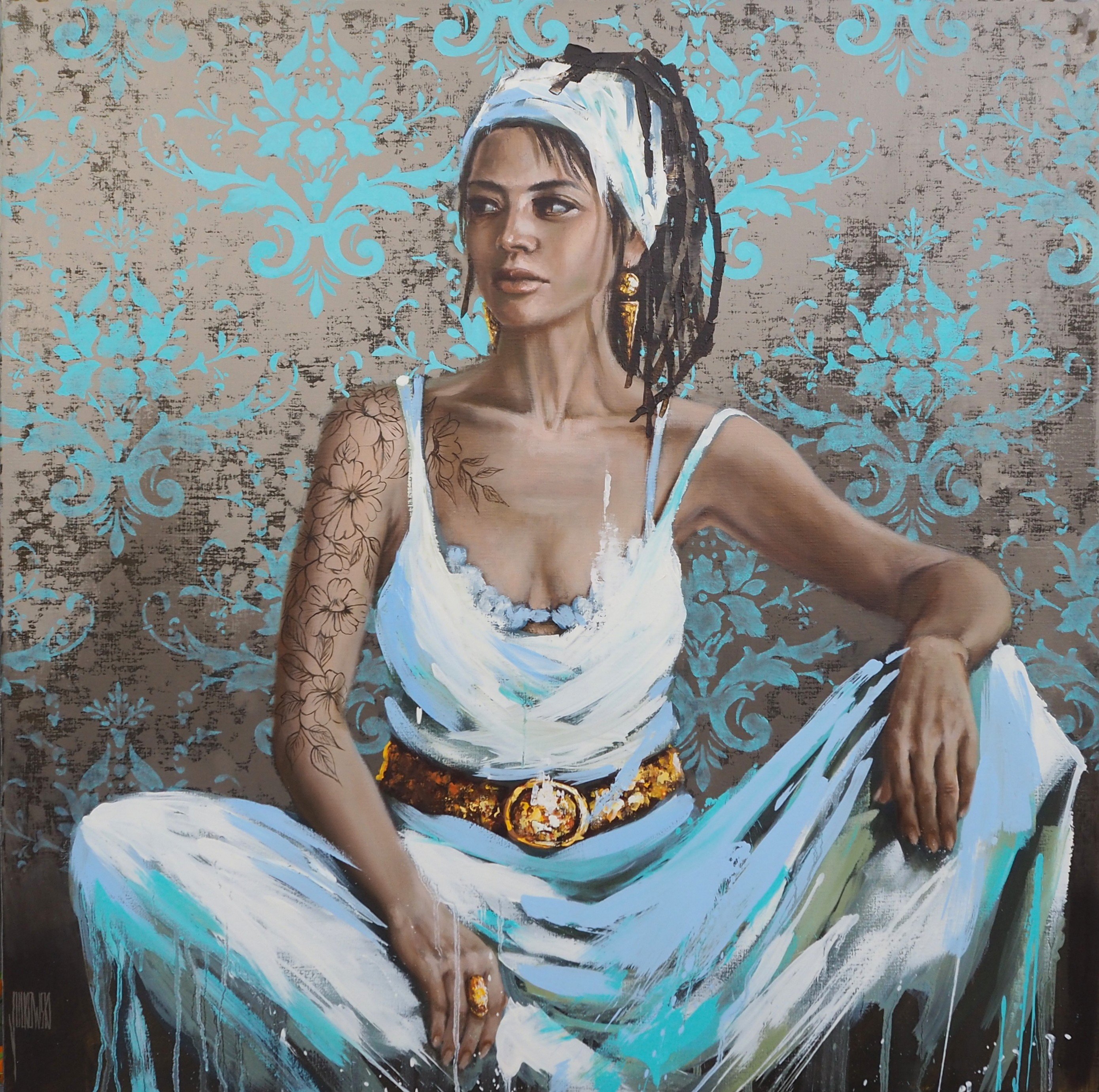 Sylvie Julkowski-Egard, Black tattoo Sylvie Julkowski-Egard, Black tattoo