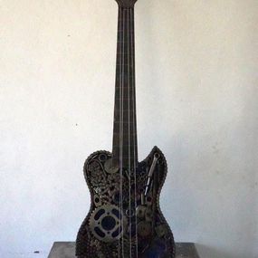 Sculpture, Guitare 4, Hassan Laamirat