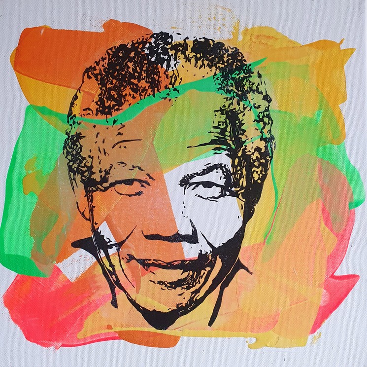 Nelson Mandela Portrait Illustration Vector Design, Drawing, Editorial,  Template Editorial Photography - Illustration of peace, democracy: 103906062
