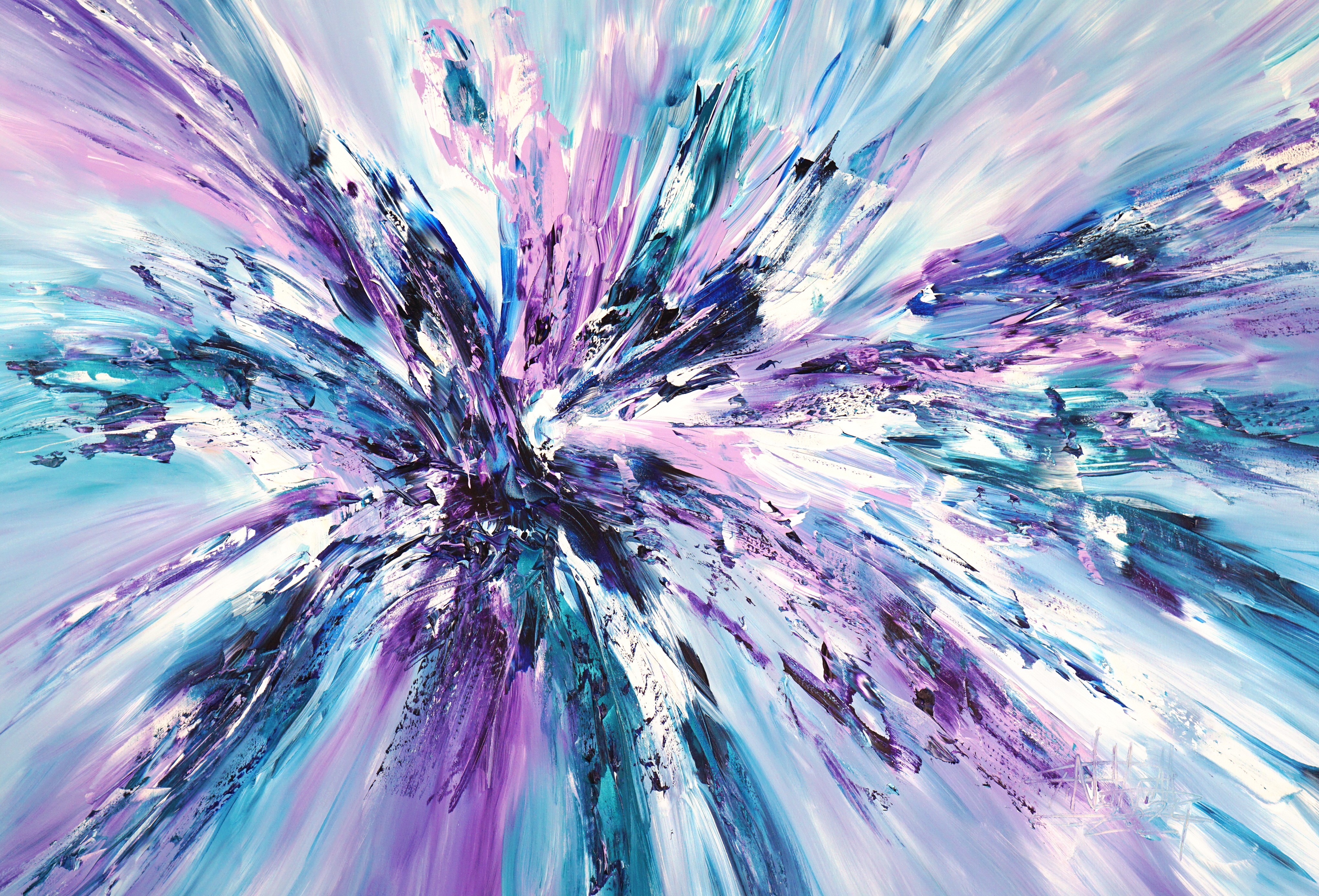 Peter Nottrott, Purple Turquoise Blue XL 1 Peter Nottrott, Purple Turquoise Blue XL 1