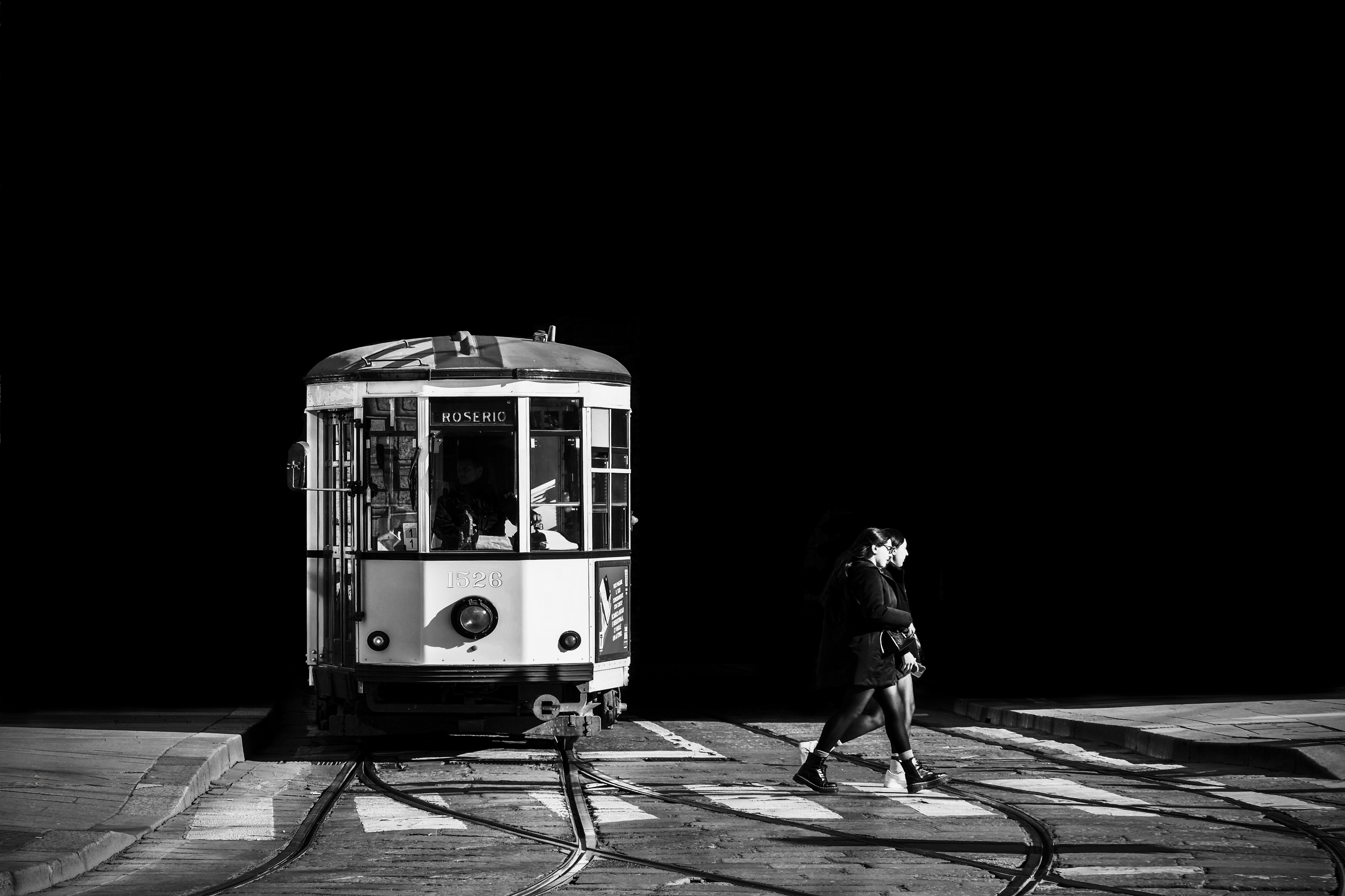 Fabien Olart, Milan, the tramway Fabien Olart, Milan, the tramway
