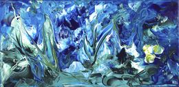 Painting, Eclats d'écume 122, Joëlle Kem Lika