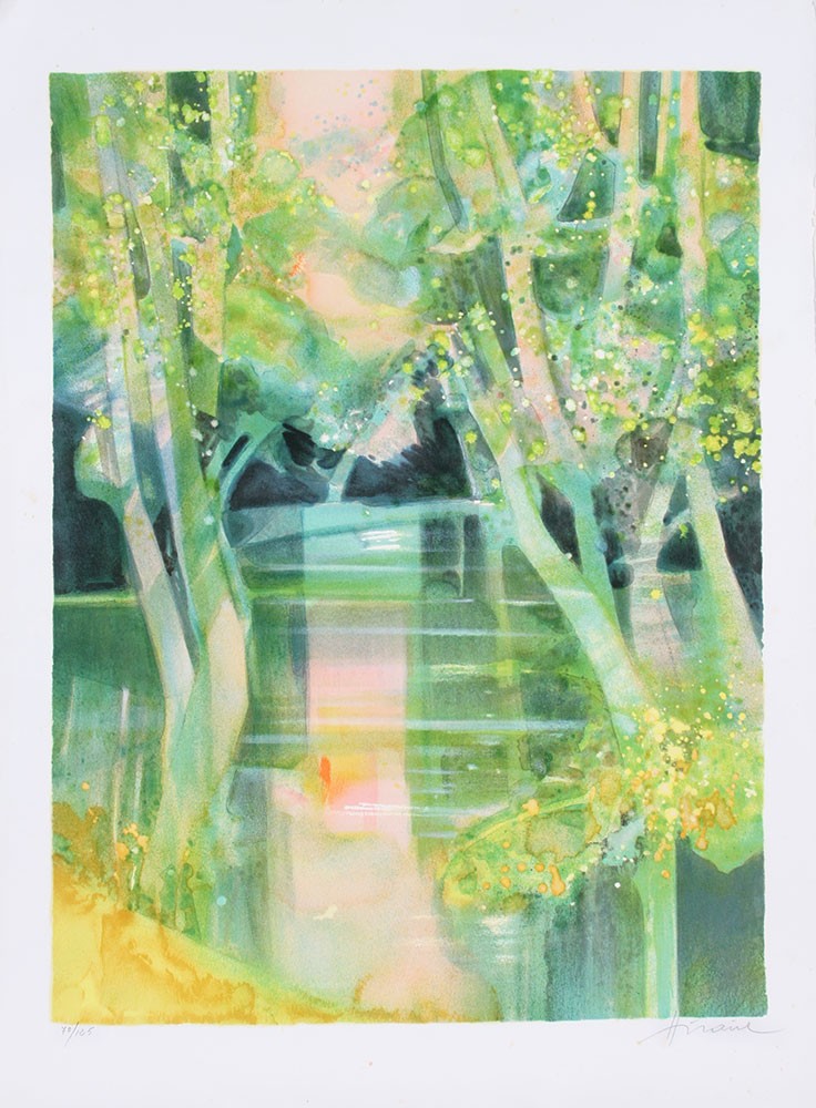 Camille Hilaire, Sous bois et lac Camille Hilaire, Sous bois et lac