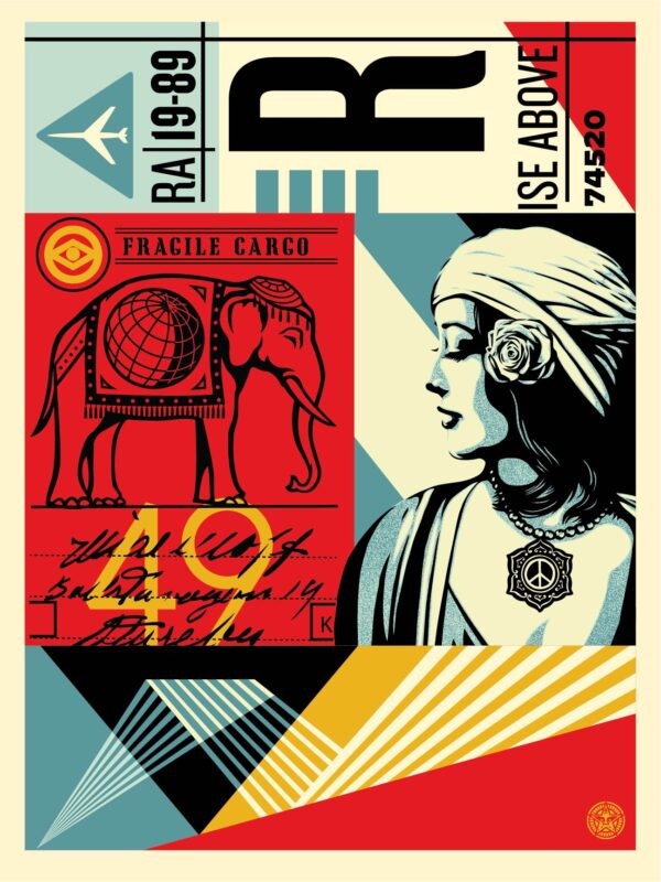 Shepard Fairey (Obey), Fragile cargo Shepard Fairey (Obey), Fragile cargo