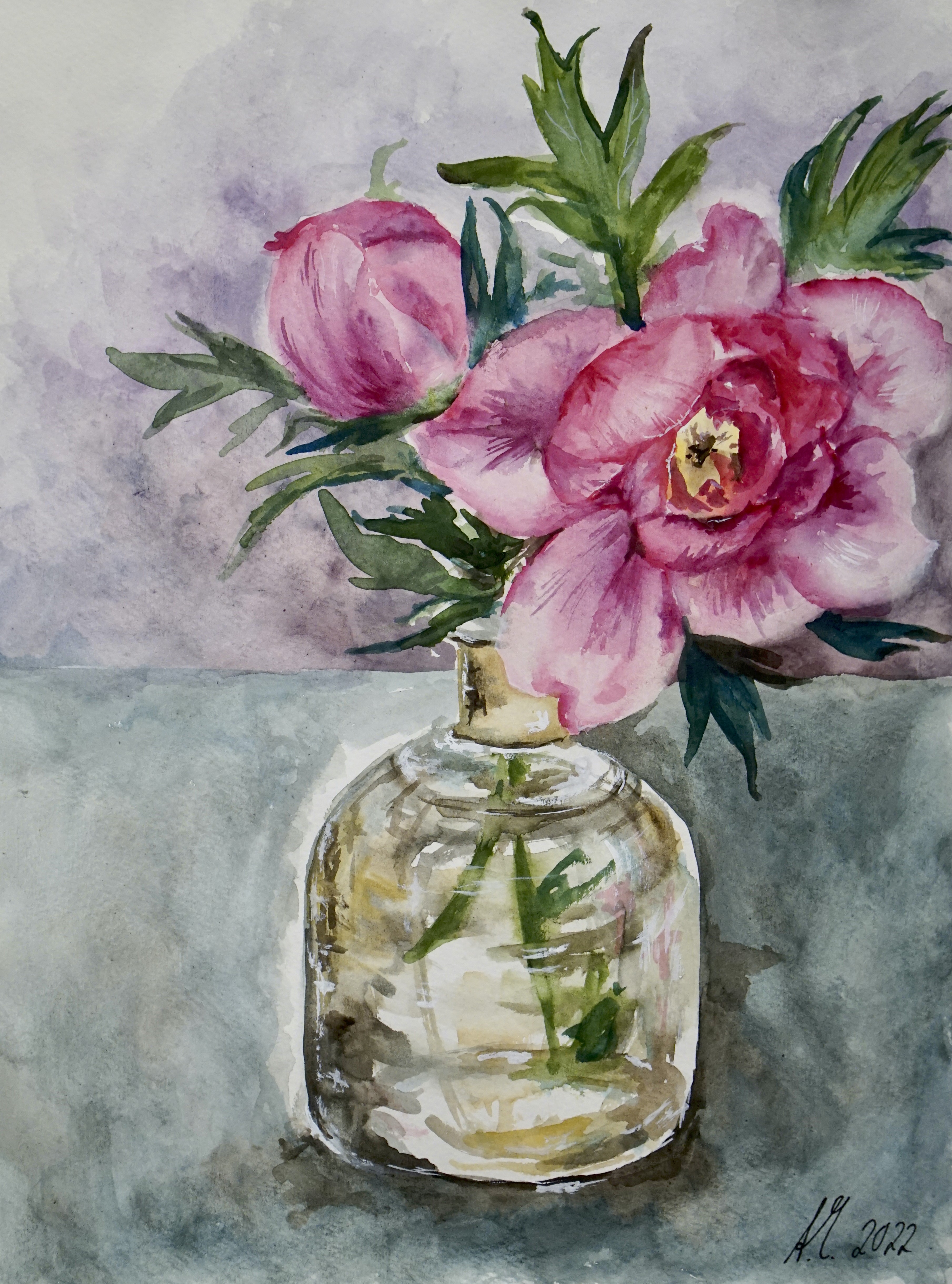 Annabell Mozer, Peony in pink Annabell Mozer, Peony in pink
