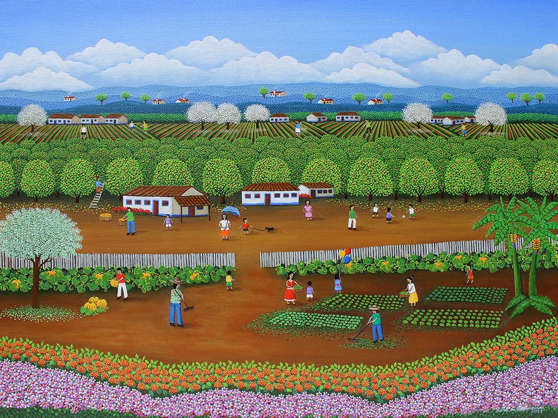 Edna De Araraquara, La ferme Caporal Edna De Araraquara, La ferme Caporal