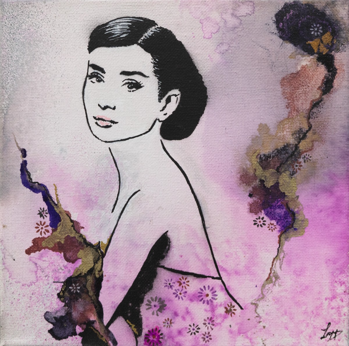 Glad_is_murmuring, Pink Audrey - Série street-art Glad_is_murmuring, Pink Audrey - Série street-art