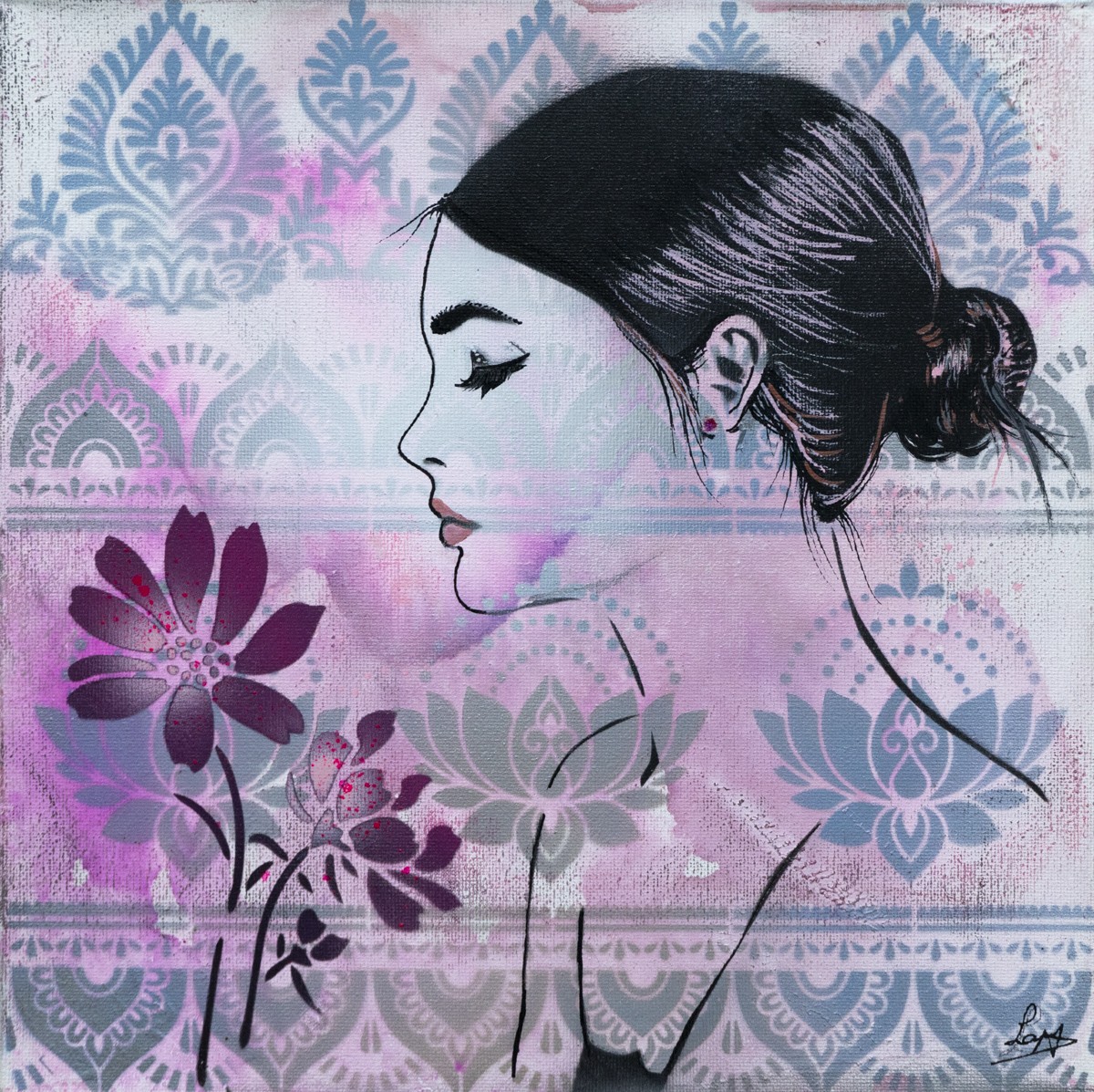 Glad_is_murmuring, Rose douceur - Portrait de femme Glad_is_murmuring, Rose douceur - Portrait de femme
