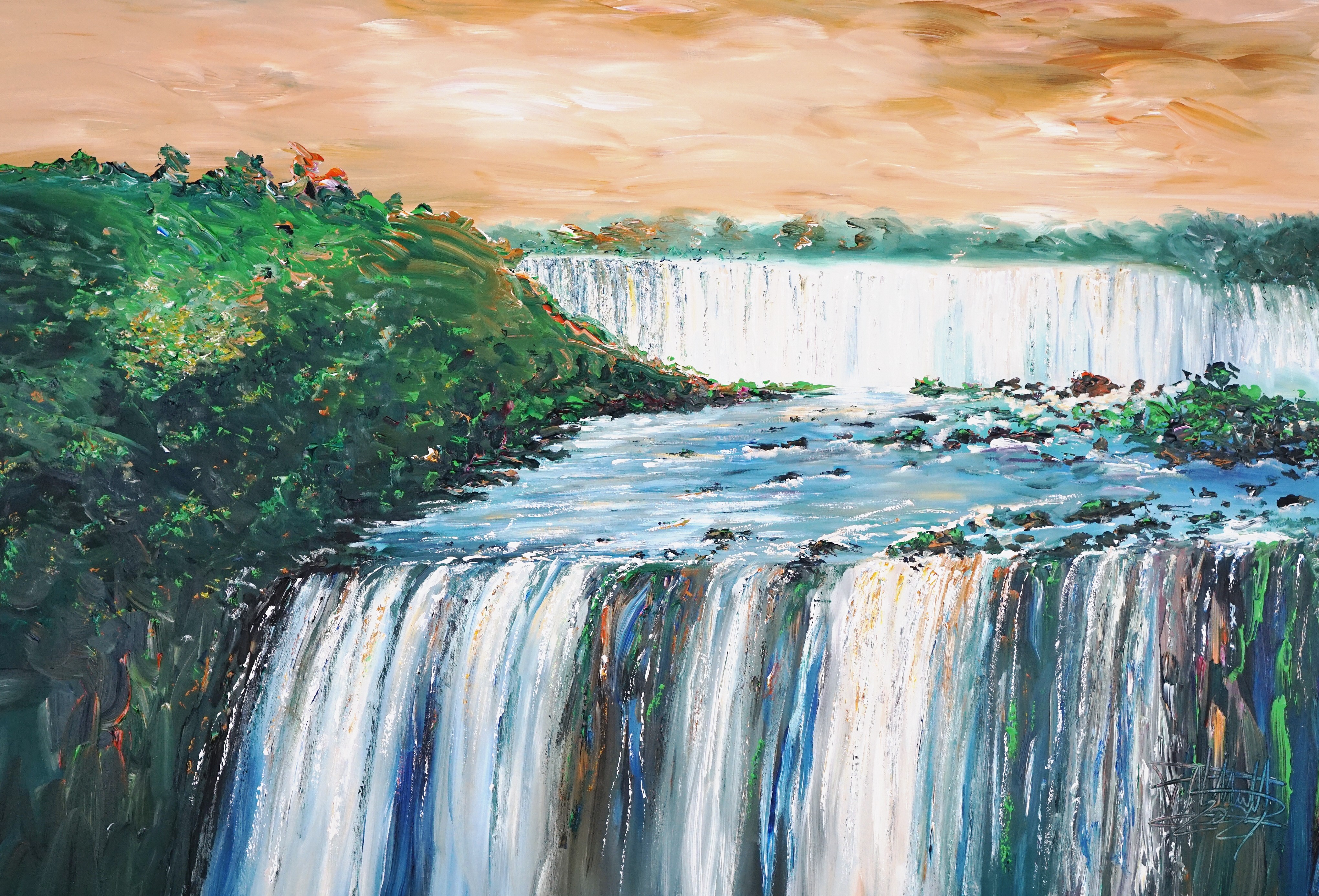 Peter Nottrott, Awesome Waterfall XL 1 Peter Nottrott, Awesome Waterfall XL 1