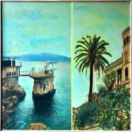 Peinture, Le plongeoir, Cathie Berthon