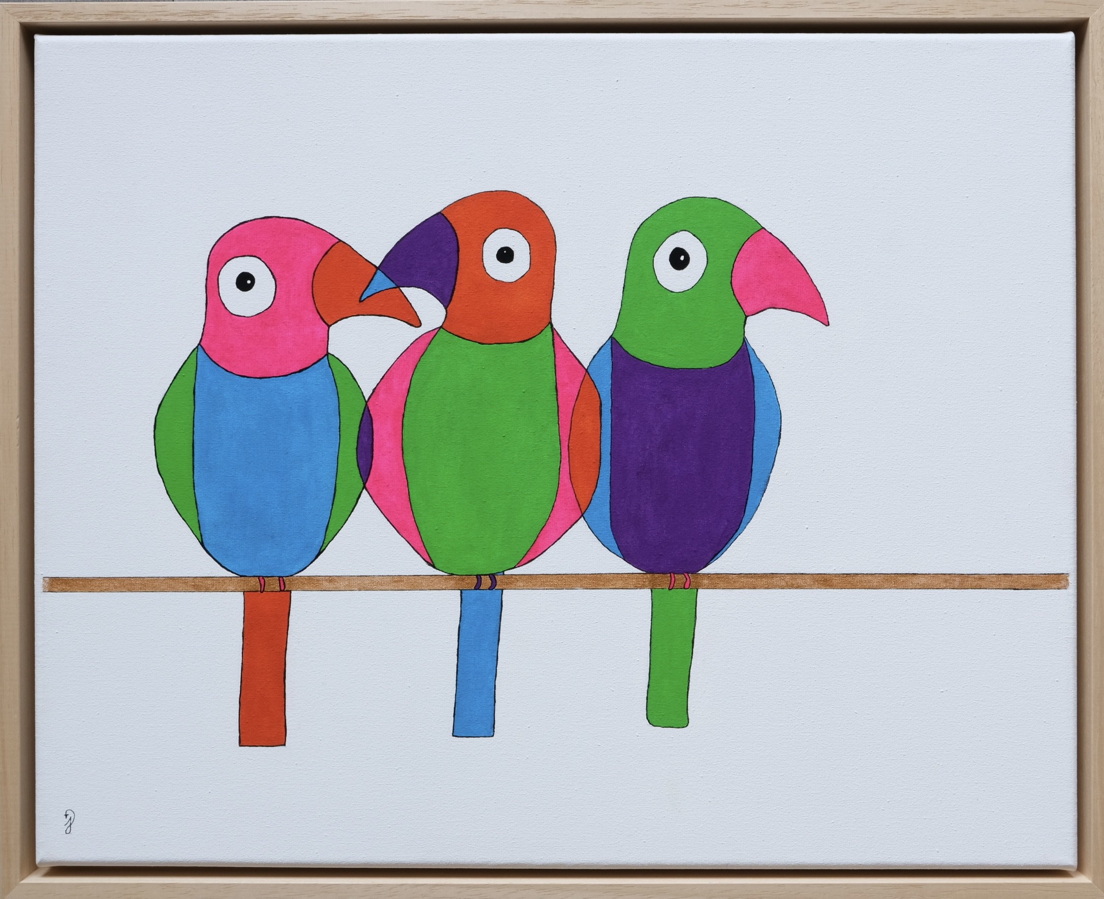 Juffrouw Springtouw, Birds Juffrouw Springtouw, Birds