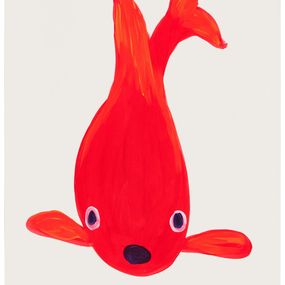 Drucke, Enjoy each Moment (Goldfish), David Shrigley