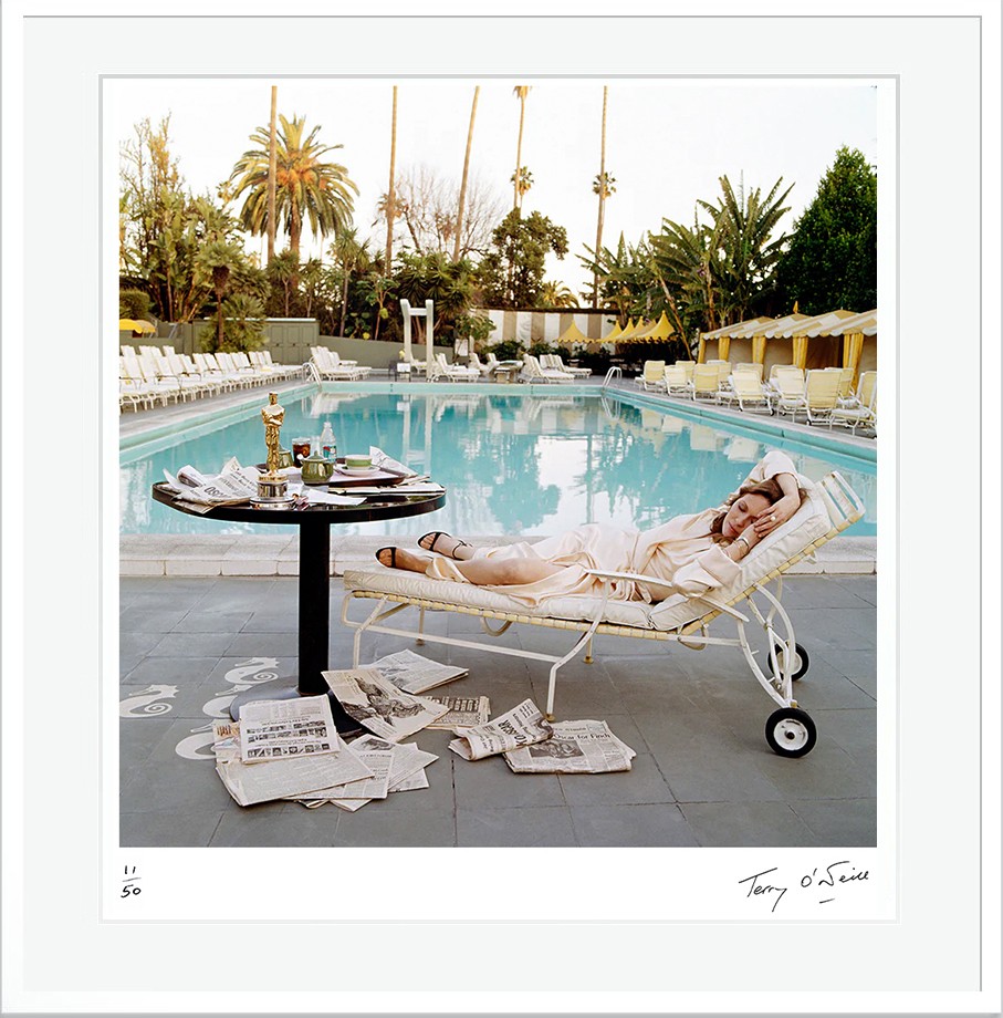 Terry O'Neill, Faye Dunaway Reclining The Morning After Terry O'Neill, Faye Dunaway Reclining The Morning After