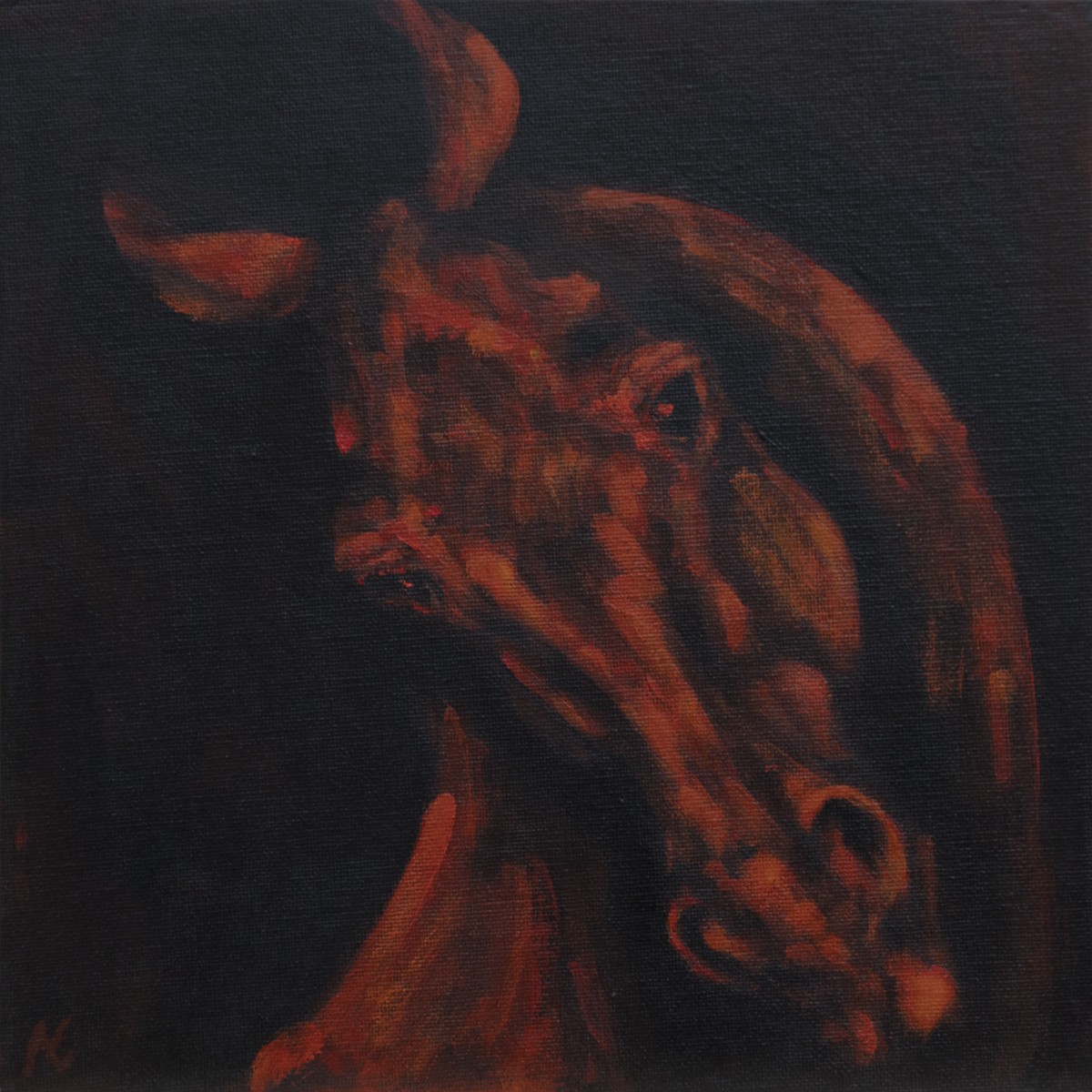 Marion Casters, 2023-1129 / Visages et corps expressionnistes - série rouge et noire Marion Casters, 2023-1129 / Visages et corps expressionnistes - série rouge et noire