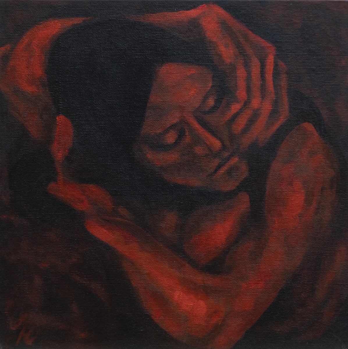 Marion Casters, 2023-1120 / Visages et corps expressionnistes - série rouge et noir Marion Casters, 2023-1120 / Visages et corps expressionnistes - série rouge et noir