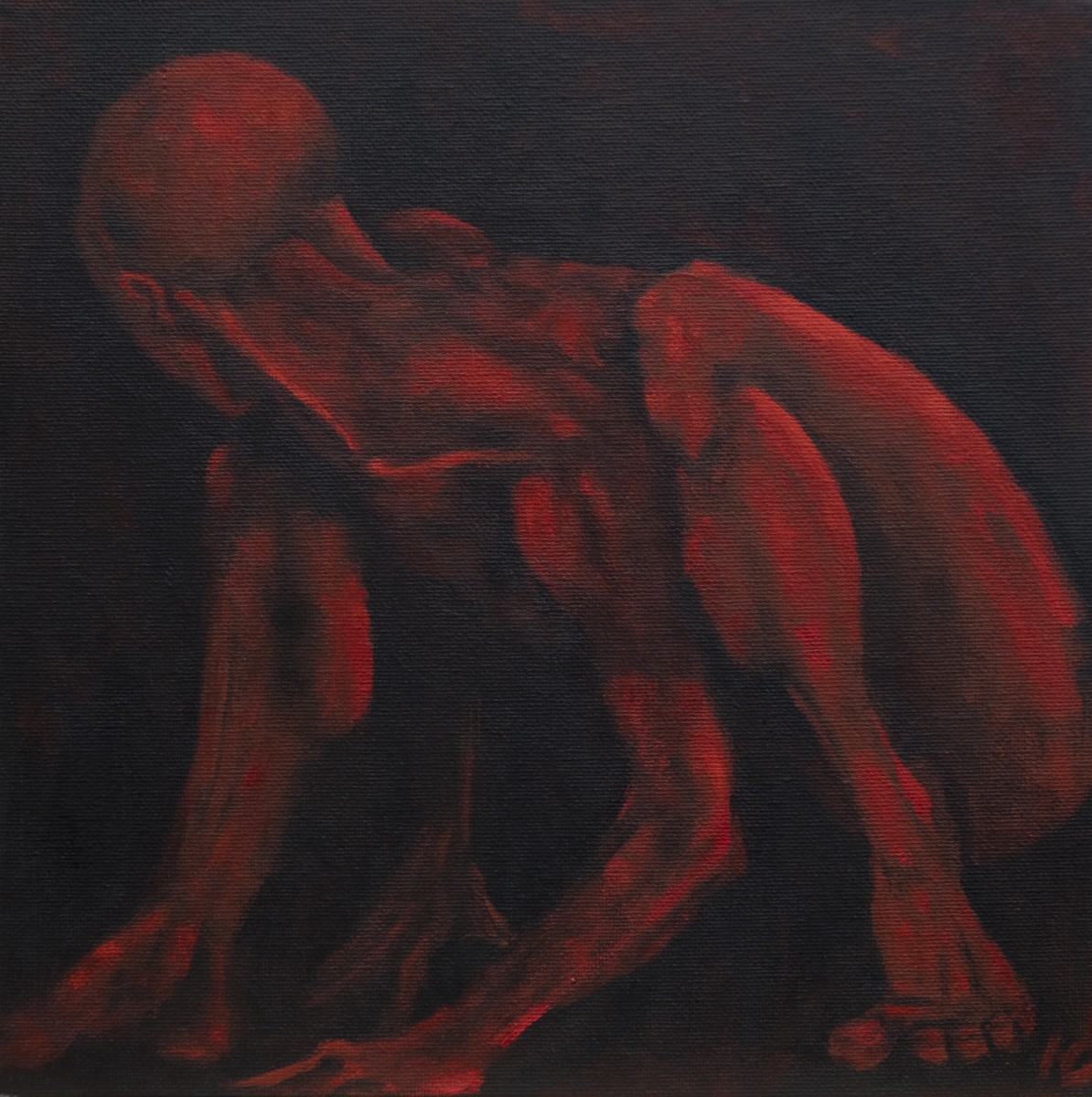 Marion Casters, 2023-1116 / Visages et corps expressionnistes - série rouge et noir Marion Casters, 2023-1116 / Visages et corps expressionnistes - série rouge et noir