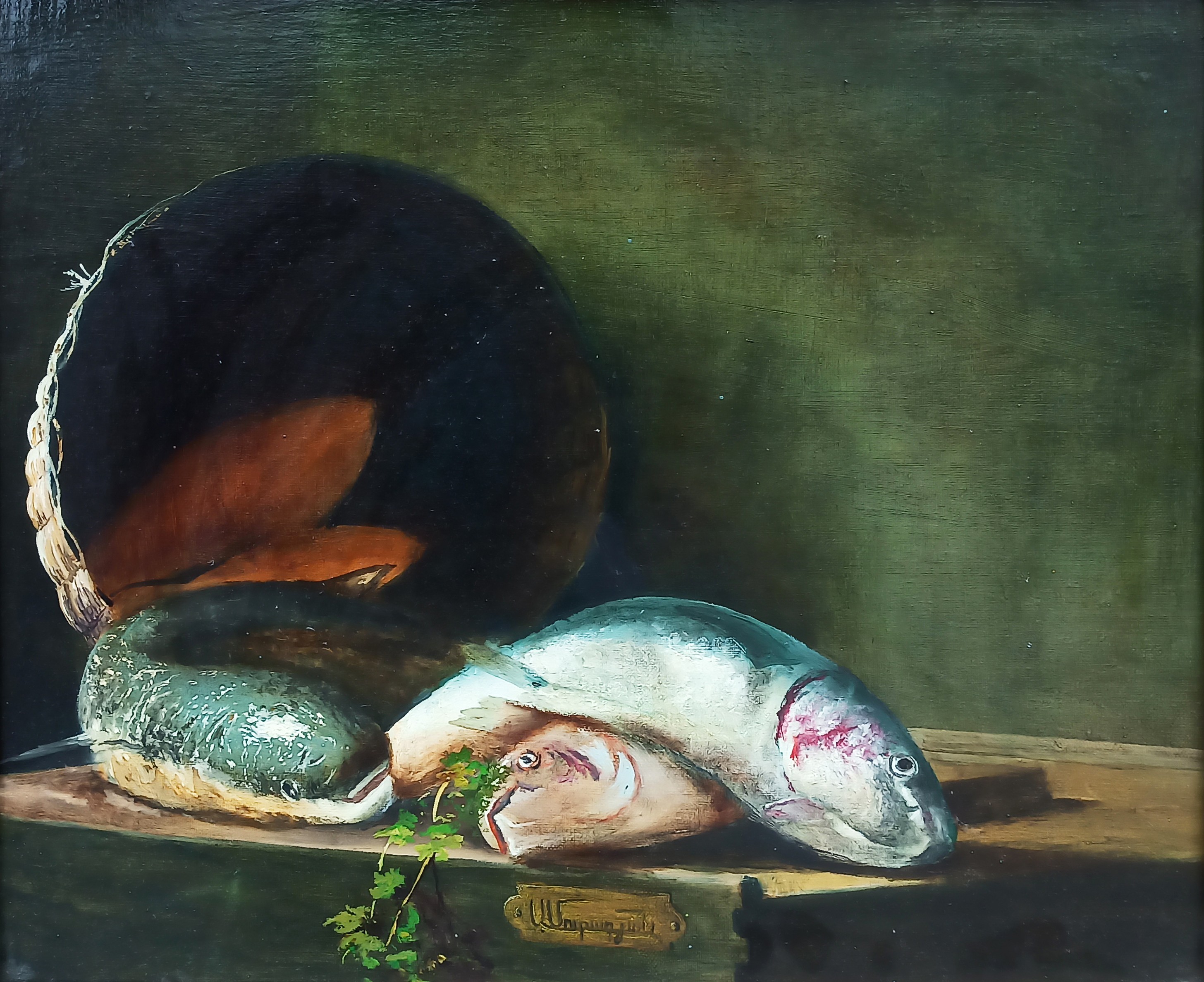 Arayik Murdaynan, Still life with fishes Arayik Murdaynan, Still life with fishes