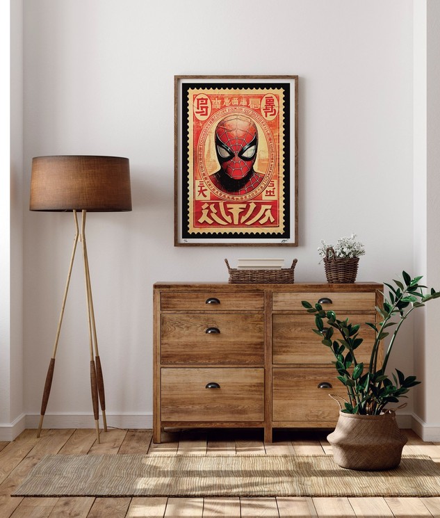 Kobalt, Spider-Man (Galaxy Stamp series), Print on Fine art paper