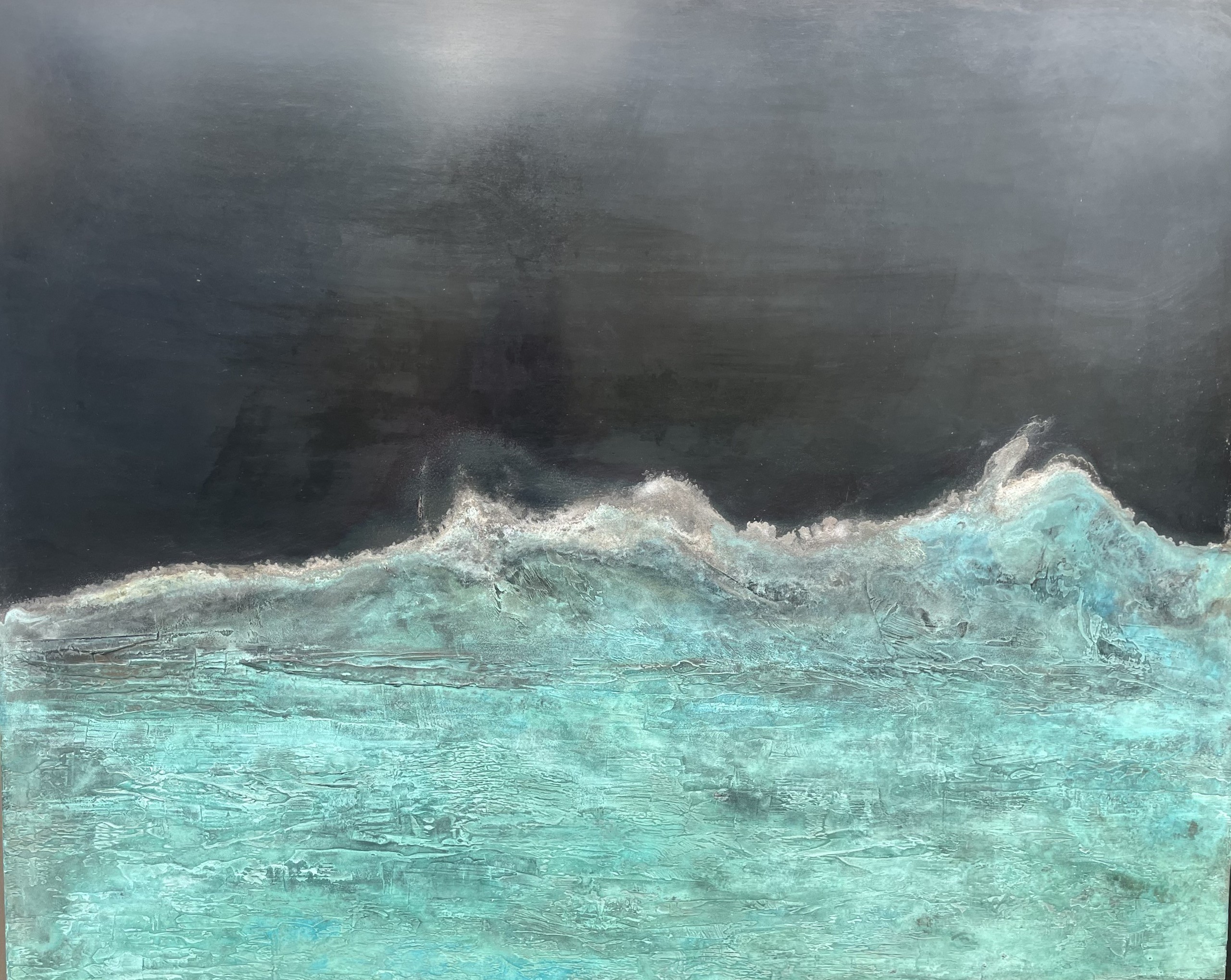 Frédérique Domergue, Horizon de givre sur Encelade II Frédérique Domergue, Horizon de givre sur Encelade II