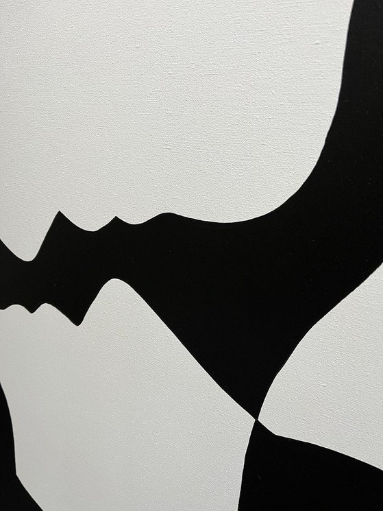 Jérémie d'Angelo, Sixty-Nine, Peinture sur Lin