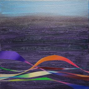 Painting, Colorful Waves, Kaliya Ka