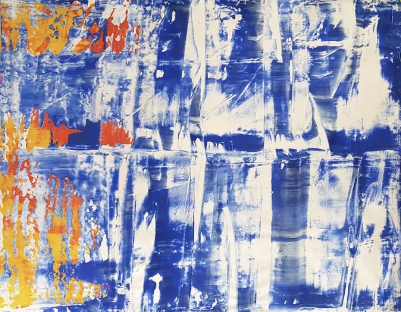 Jürgen Angeler, Blurred Blue - XXL Jürgen Angeler, Blurred Blue - XXL