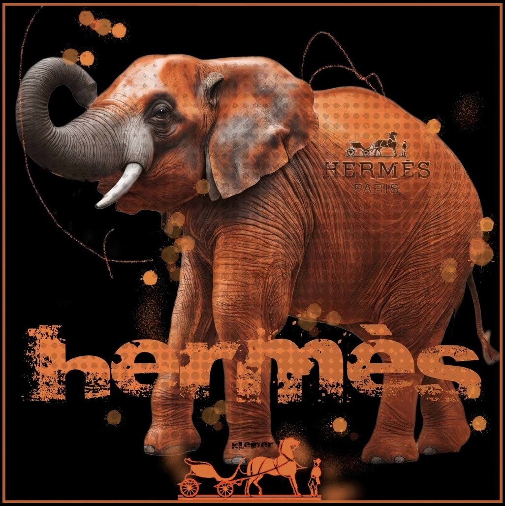 Dominique Kleiner, Eléphant Hermès Dominique Kleiner, Eléphant Hermès