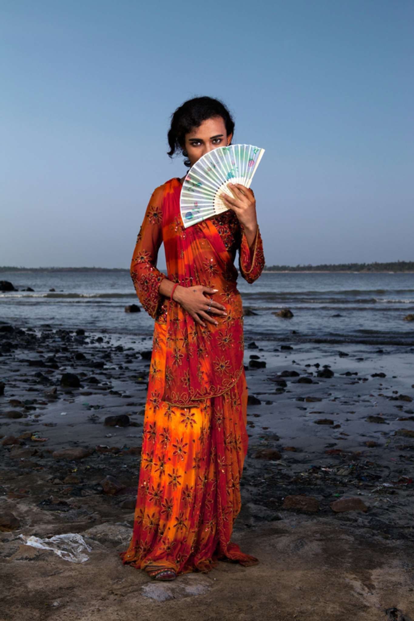 Jill Peters, Vijay, Protrait. From The Series The Third Gender of India Jill Peters, Vijay, Protrait. From The Series The Third Gender of India
