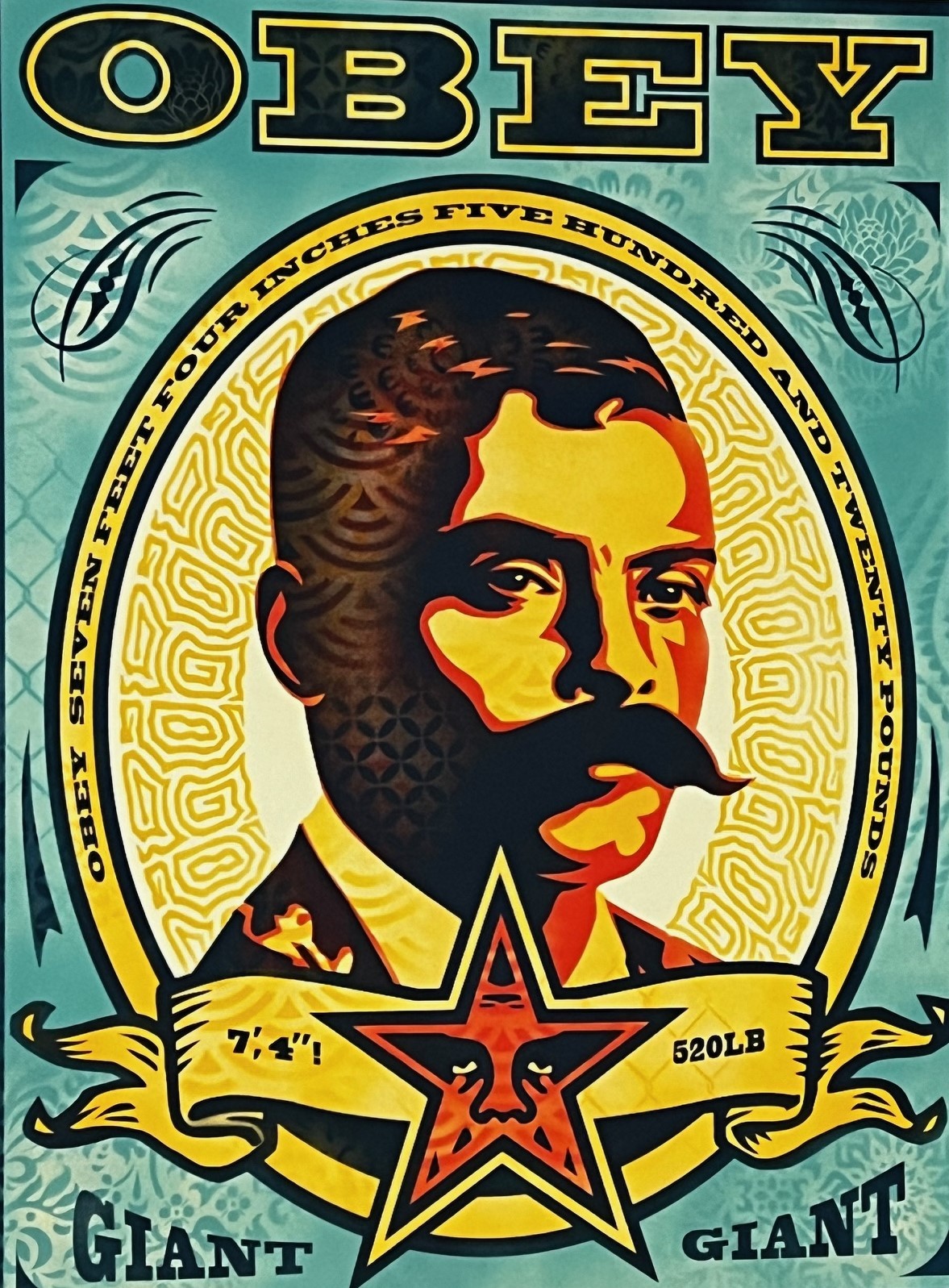 Shepard Fairey (Obey), Zapata (HPM Teal) Shepard Fairey (Obey), Zapata (HPM Teal)