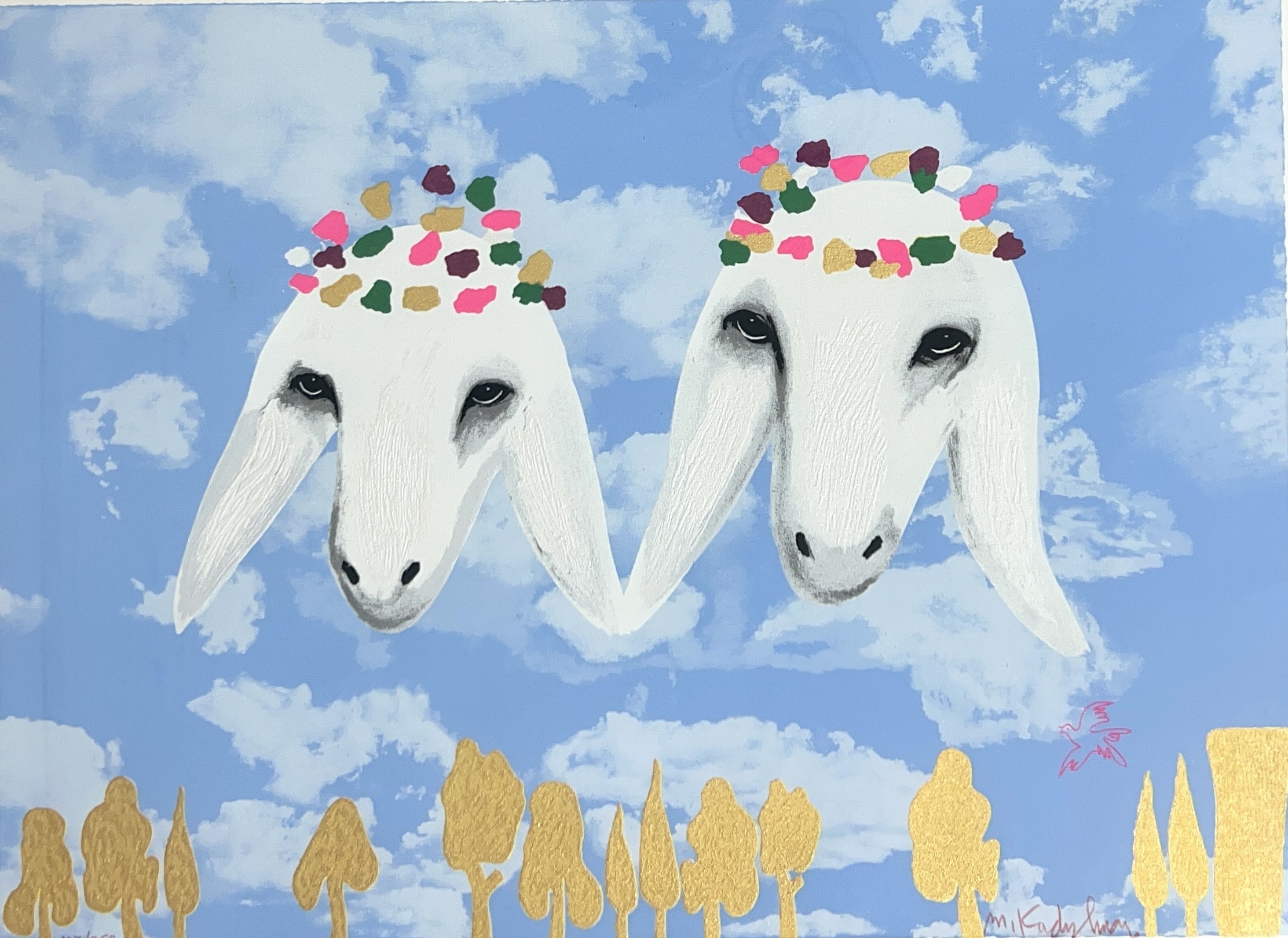 Menashe Kadishman, Angels Menashe Kadishman, Angels