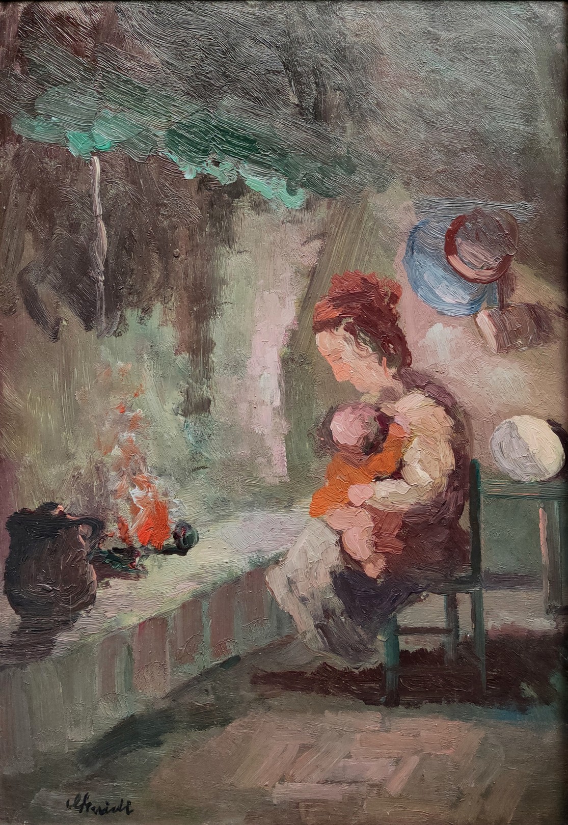 Guido Guidi, Maternity - Italian old painting Guido Guidi, Maternity - Italian old painting