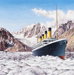 Painting, The Titanic, Dan Jacobson