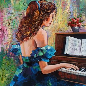 Painting, Pianist, Karine Harutyunyan