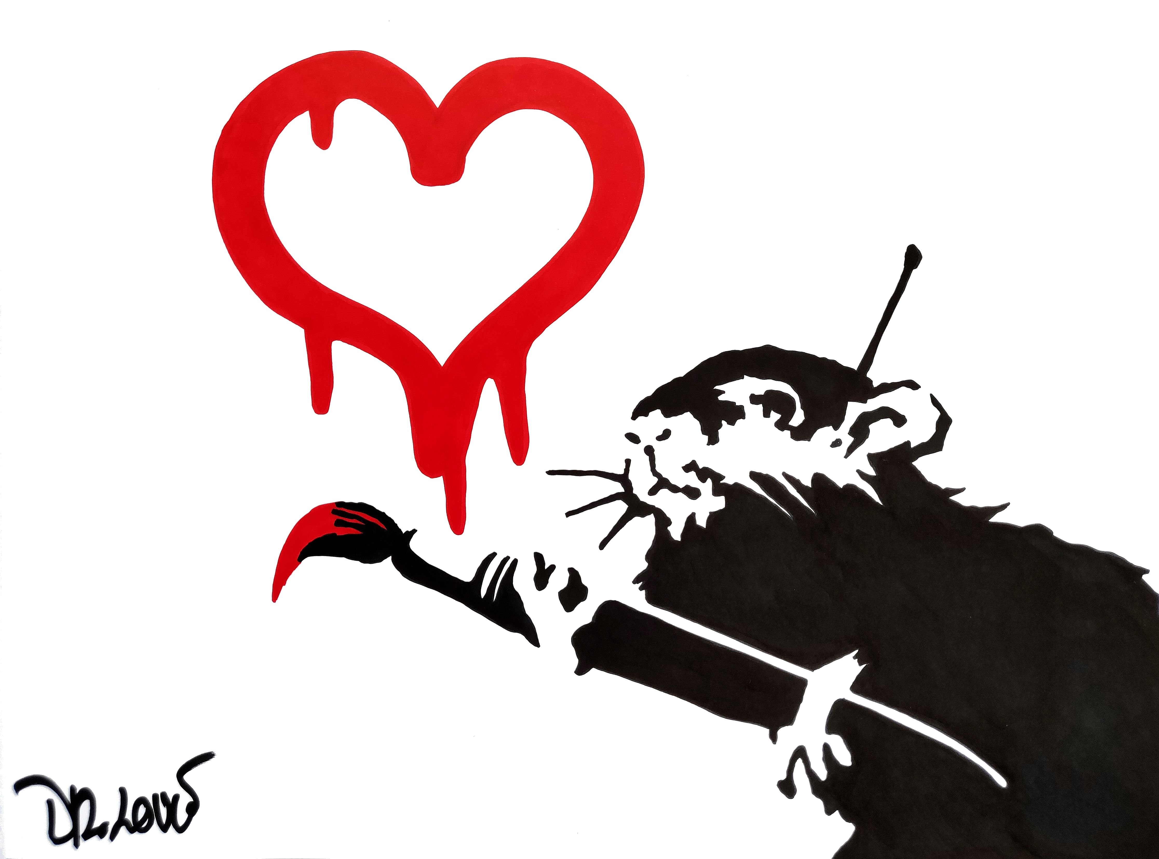 Dr. Love, Love rat (a tribute to Banksy) Dr. Love, Love rat (a tribute to Banksy)