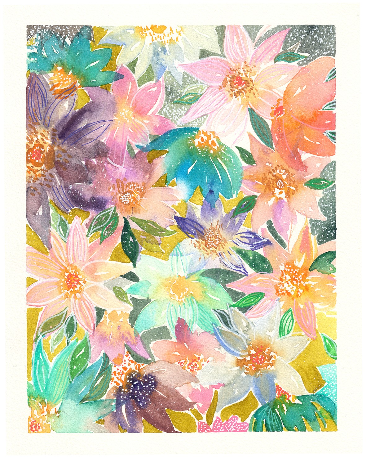 Gris De Garance, Fleurs des champs Gris De Garance, Fleurs des champs