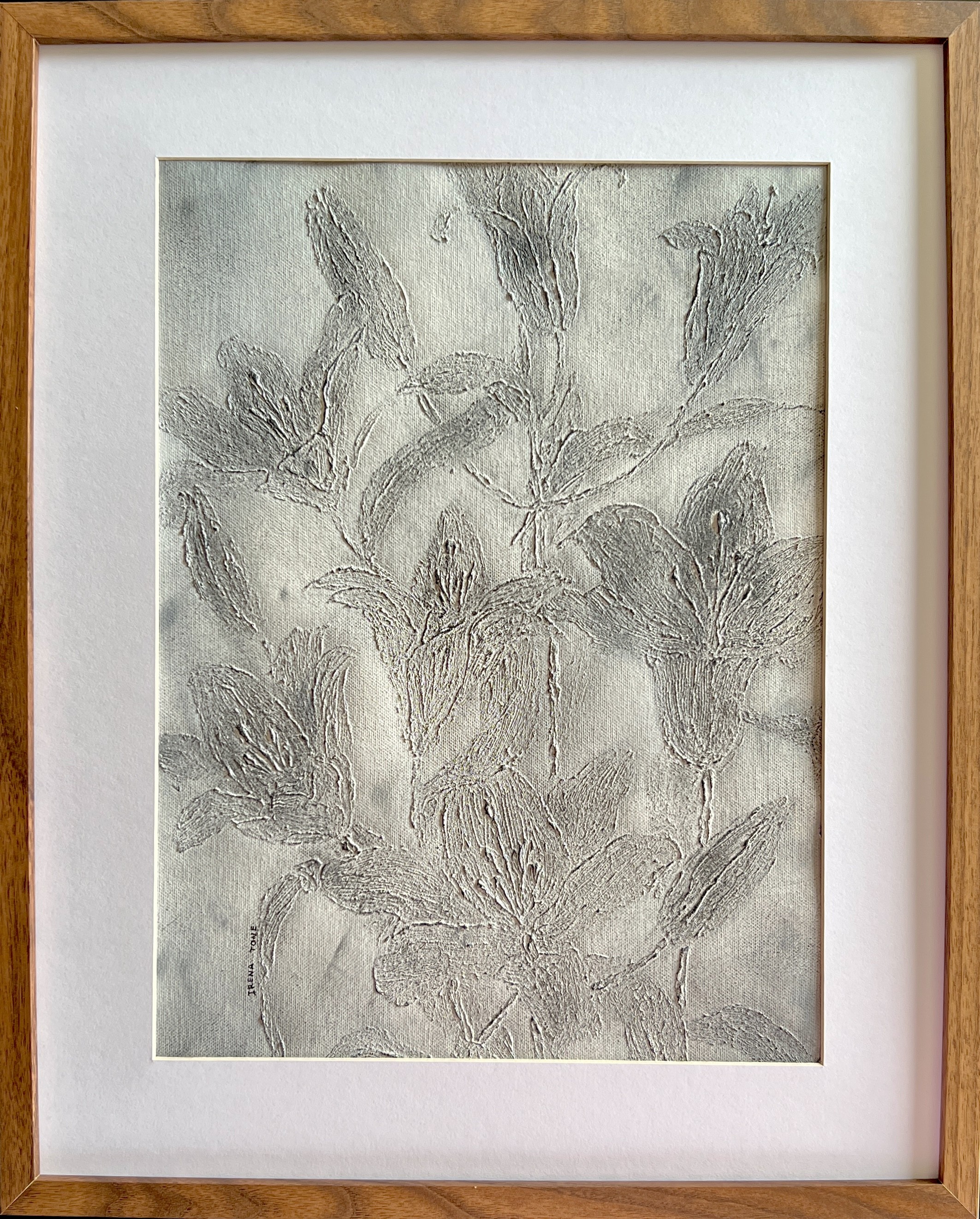 Irena Tone, Lilies White flower Irena Tone, Lilies White flower