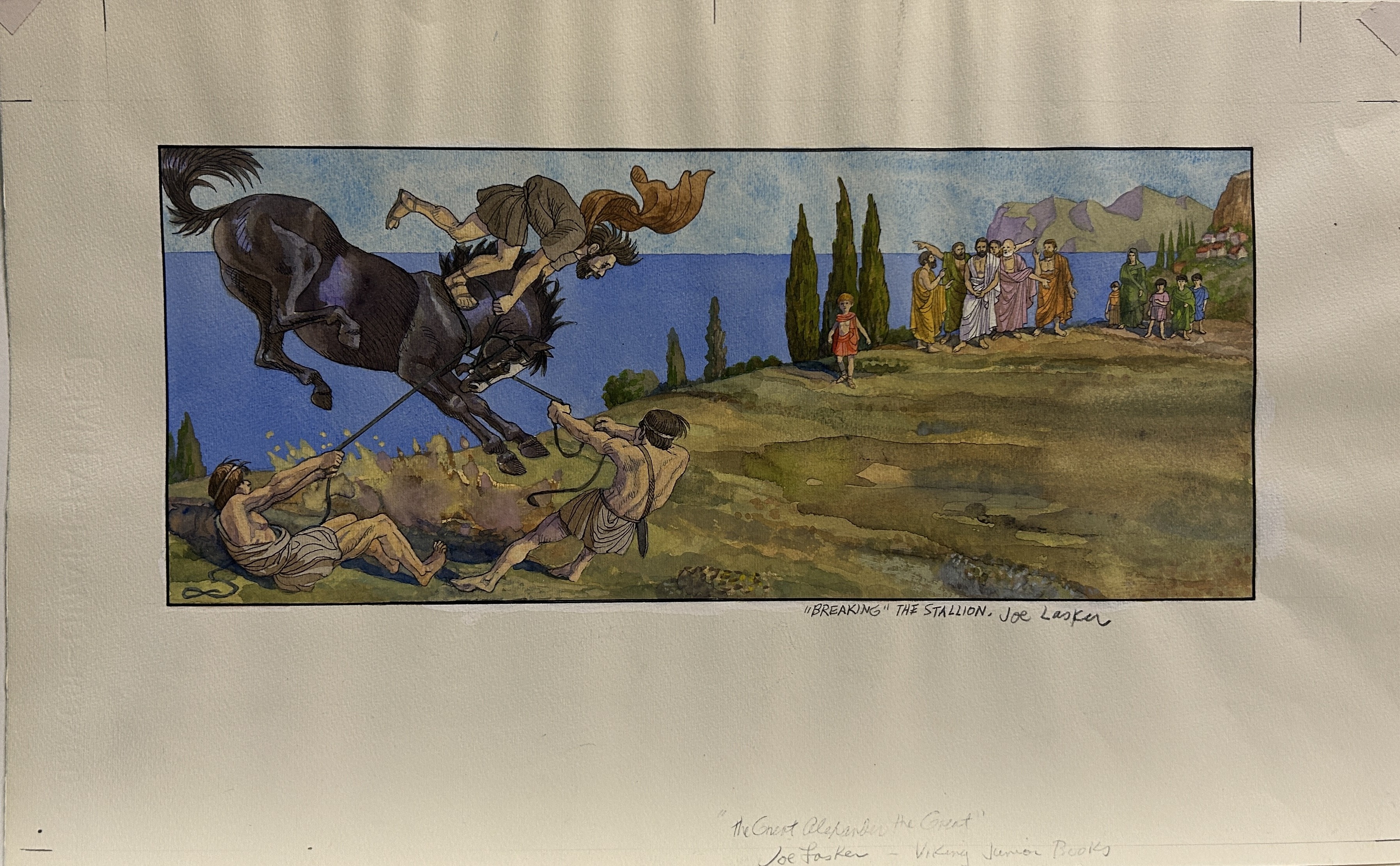 Joe Lasker, Alexander the Great Breaking the Stallion Joe Lasker, Alexander the Great Breaking the Stallion