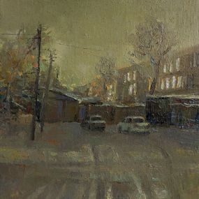 Painting, A crisp winter dusk, Kamo Ohanyan