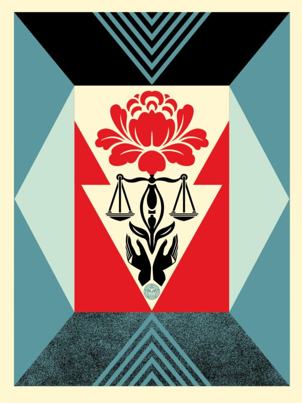Shepard Fairey (Obey), Cultivate justice Shepard Fairey (Obey), Cultivate justice