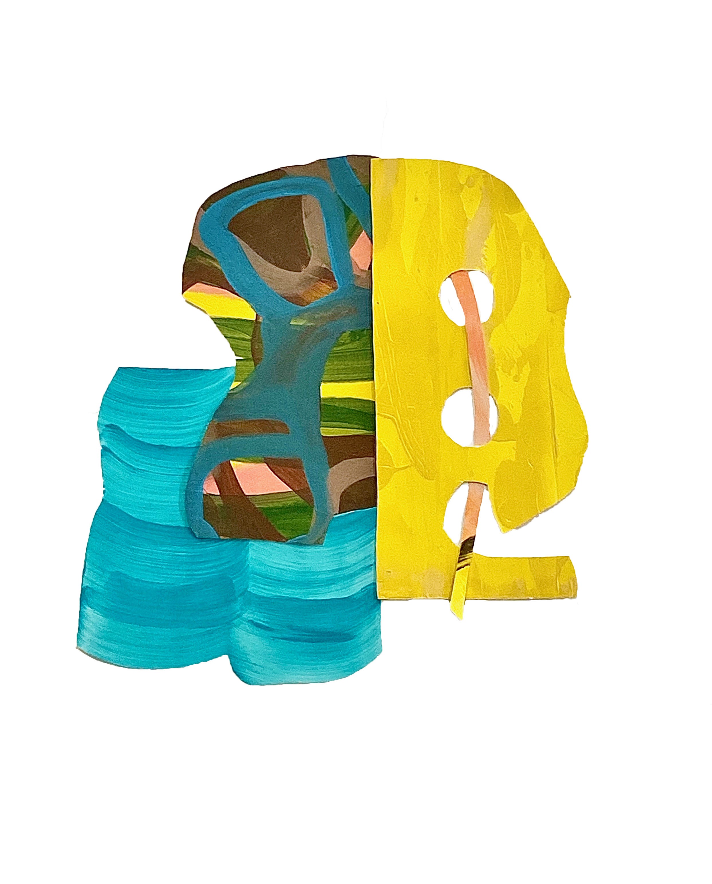 Soumisha Dauthel, Floating Shapes E Soumisha Dauthel, Floating Shapes E