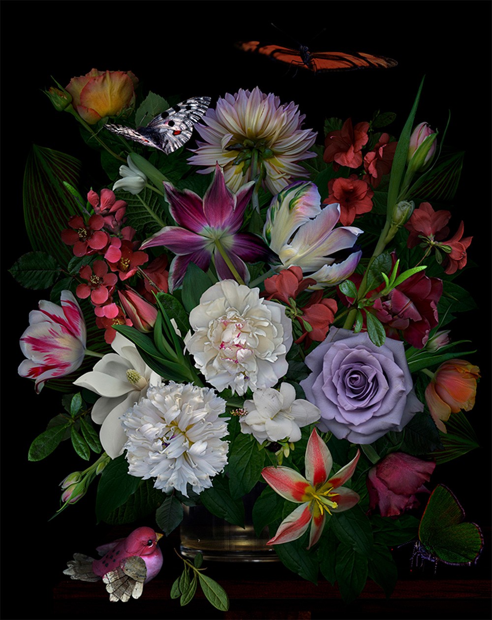 Zoltan Gerliczki, Still Life with a Pink Bird Zoltan Gerliczki, Still Life with a Pink Bird