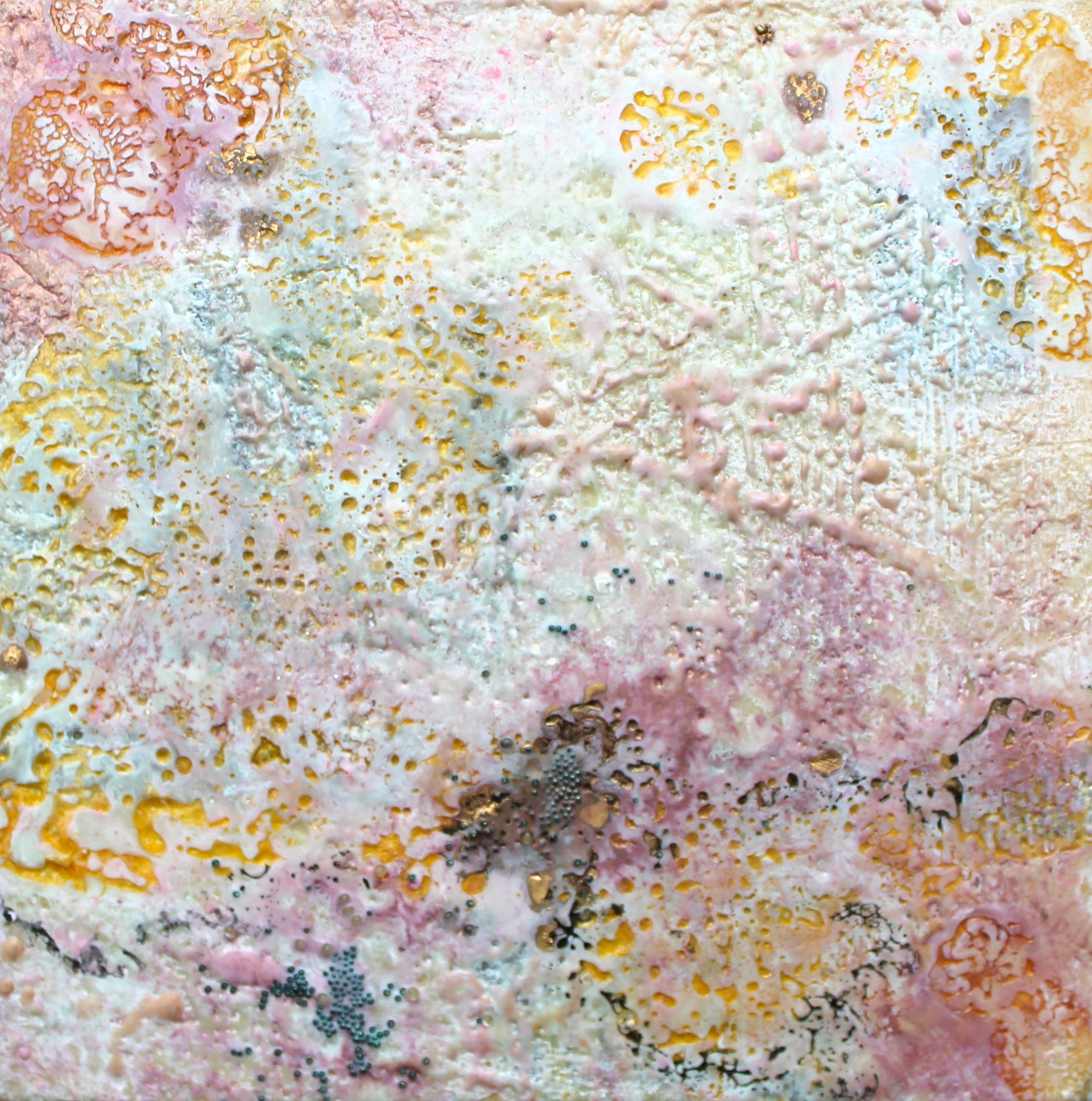 Laura Spring, Encaustic Peach Laura Spring, Encaustic Peach