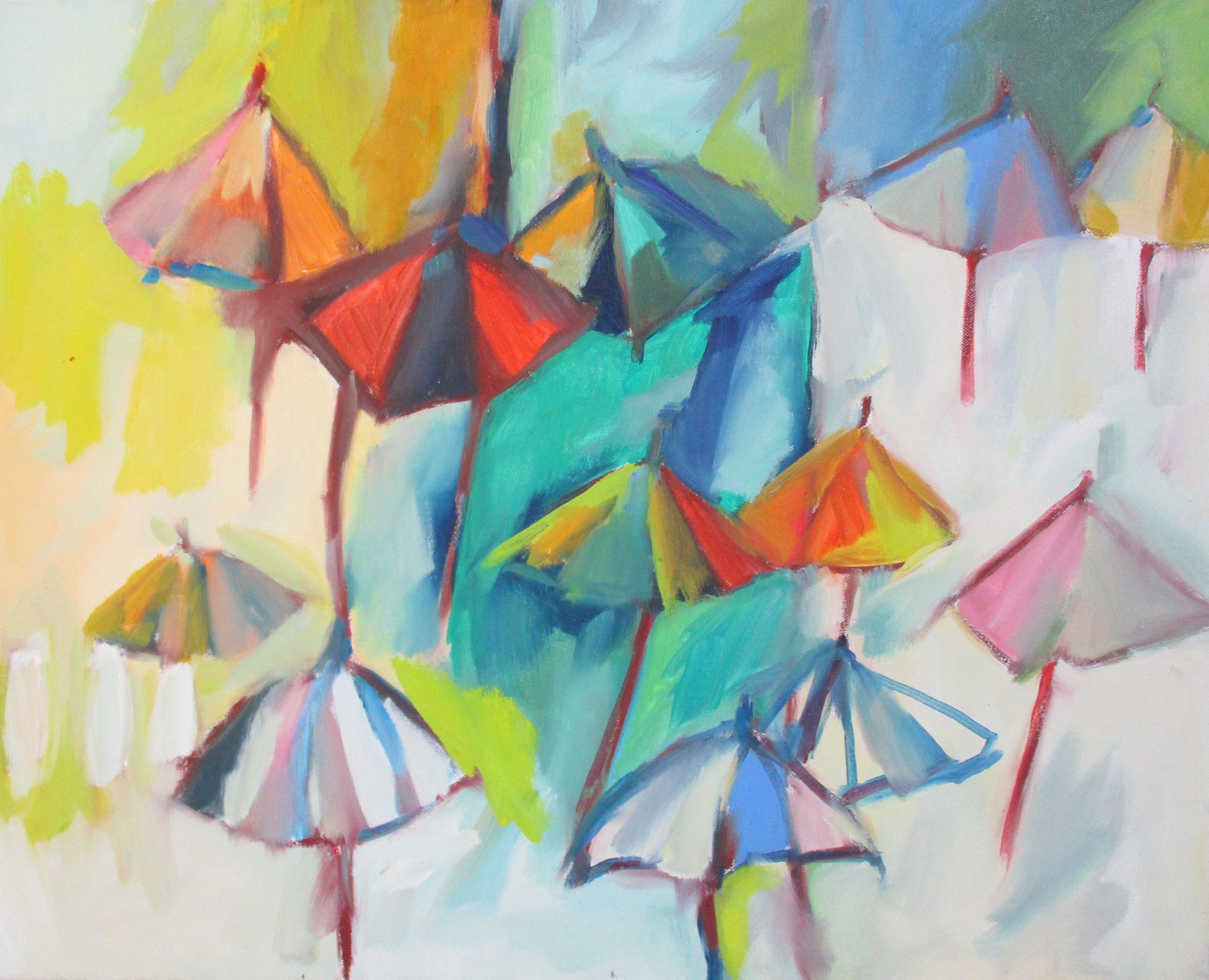 Lauren Acton, Beach Umbrellas Lauren Acton, Beach Umbrellas