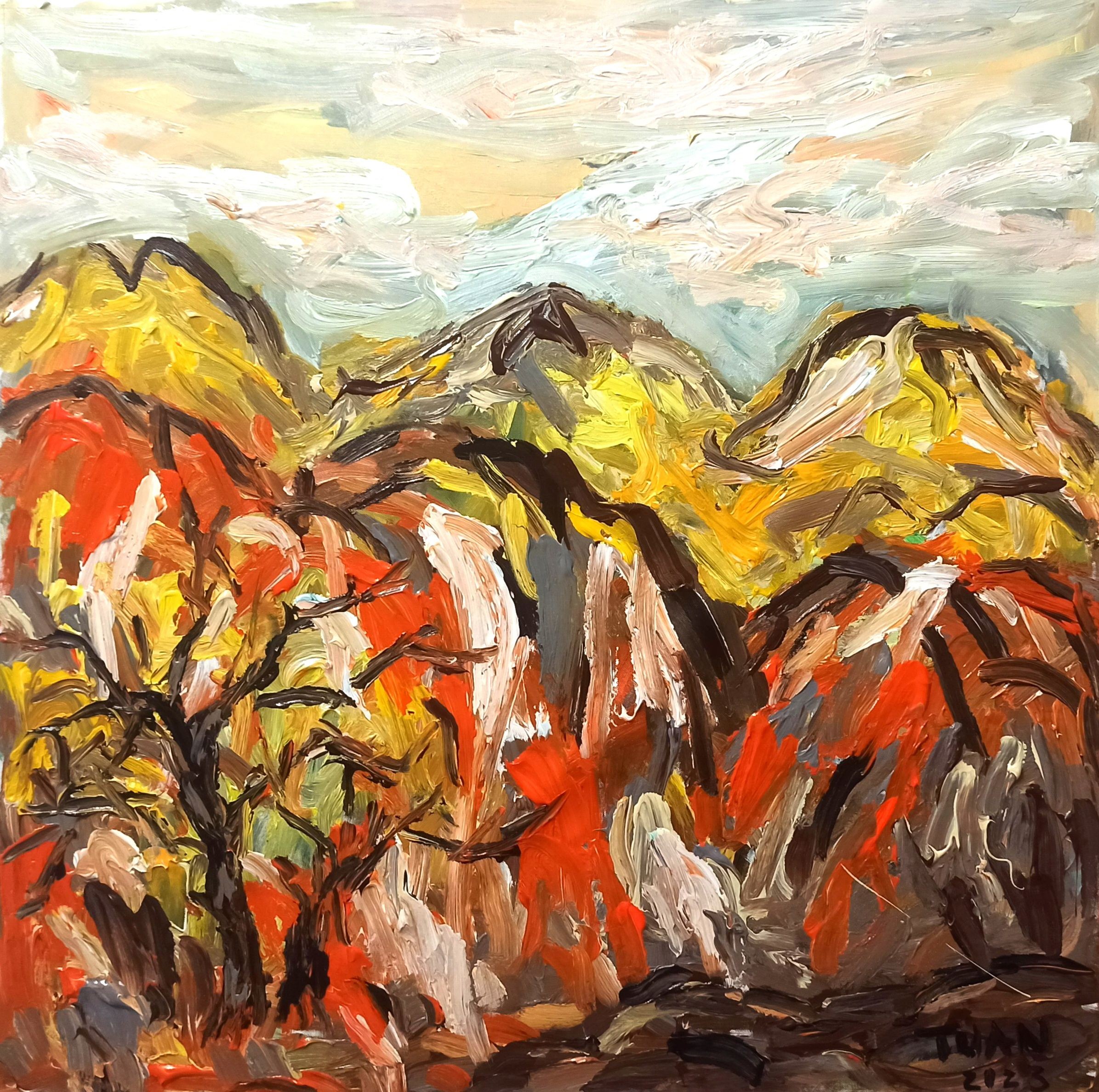 Le anh Tuan, Summer mountain scenery Le anh Tuan, Summer mountain scenery